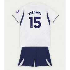 Tottenham Hotspur Lucas Bergvall #15 Hemmaställ Barn 2026-27 Korta ärmar (+ Korta byxor)